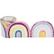Teacher Created Resources Oh Happy Day Rainbows Die-Cut Rolled Border Trim, 50 Feet/Roll, PK3 TCR8928 - alternate 2